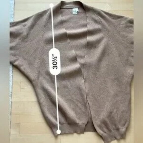 Anthropologie Tan Cardigan Sweater - Picture 8 of 12